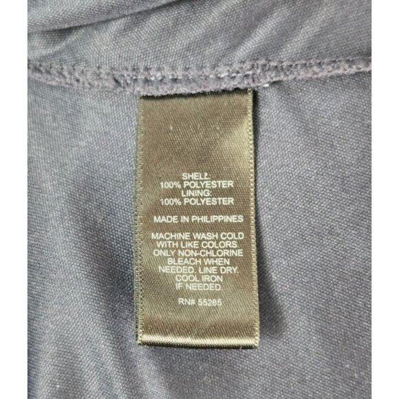 Mini Tunic Dress by Express Sz SP Tropical Blue Green Sheer Lined Party Vacation - Picture 9 of 11